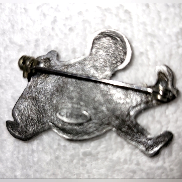 Disney Signed Vintage Christopher Robin & Winnie the Pooh Pewter Brooch / Pin - Picture 3 of 3